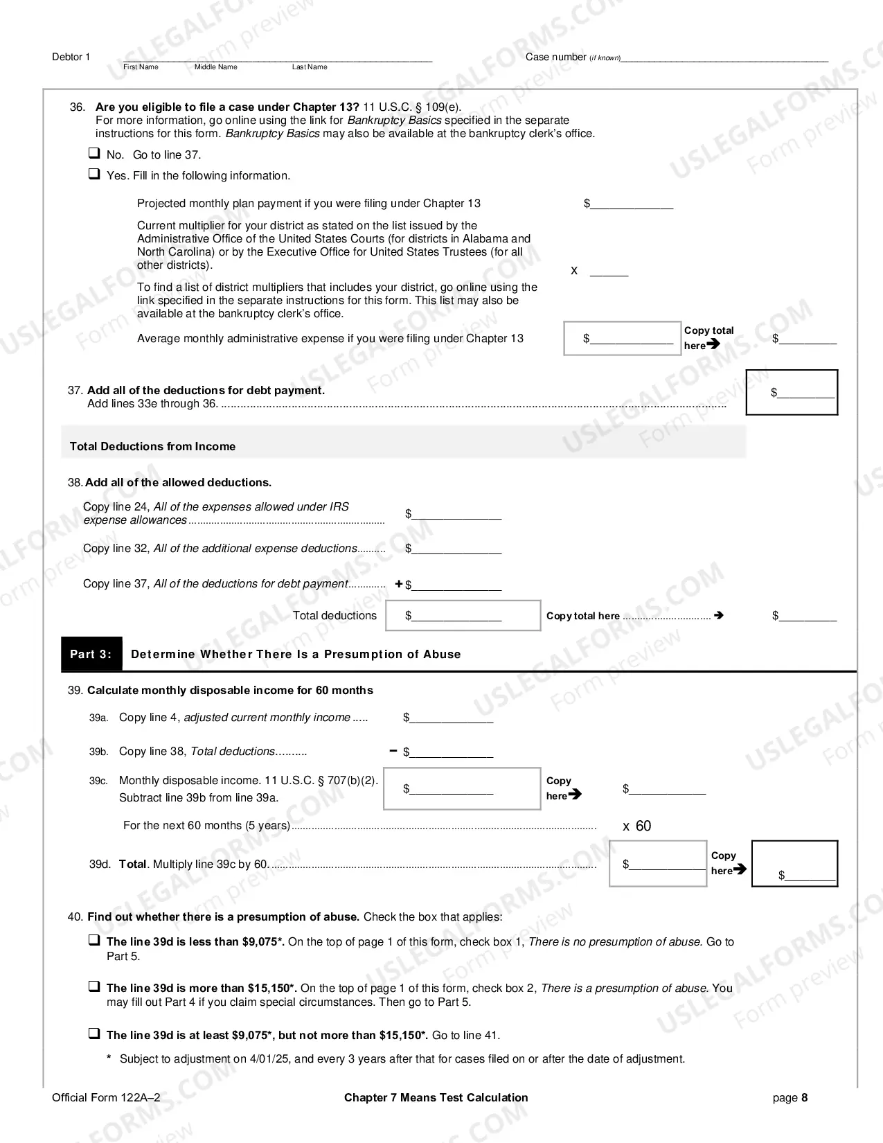 Preview Chapter 7 Means Test Calculation