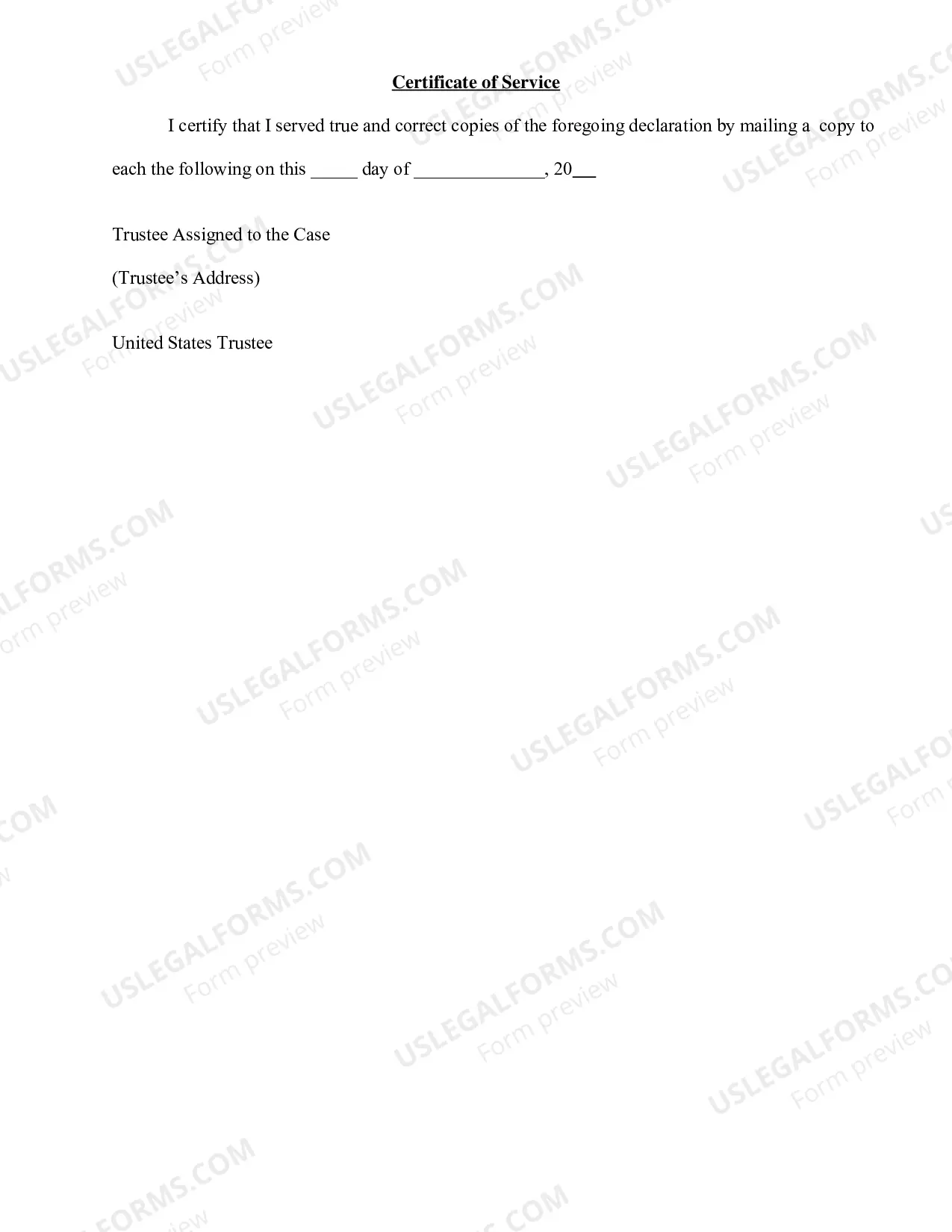 Preview Statement Under Penalty Of Perjury Concerning Payment Advices Due Pursuant To 11 U.S.C. section 521 (A)(1)(B)(IV)