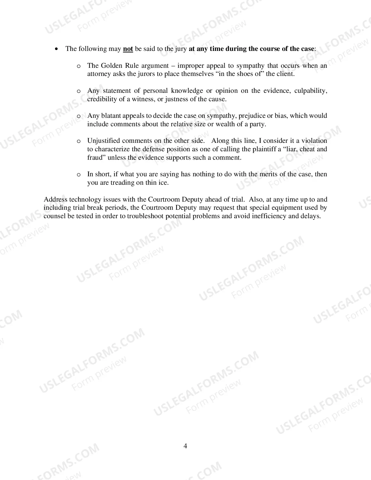 Preview Final Pretrial and Trial Pointers CIVIL (posted 09/12/14)