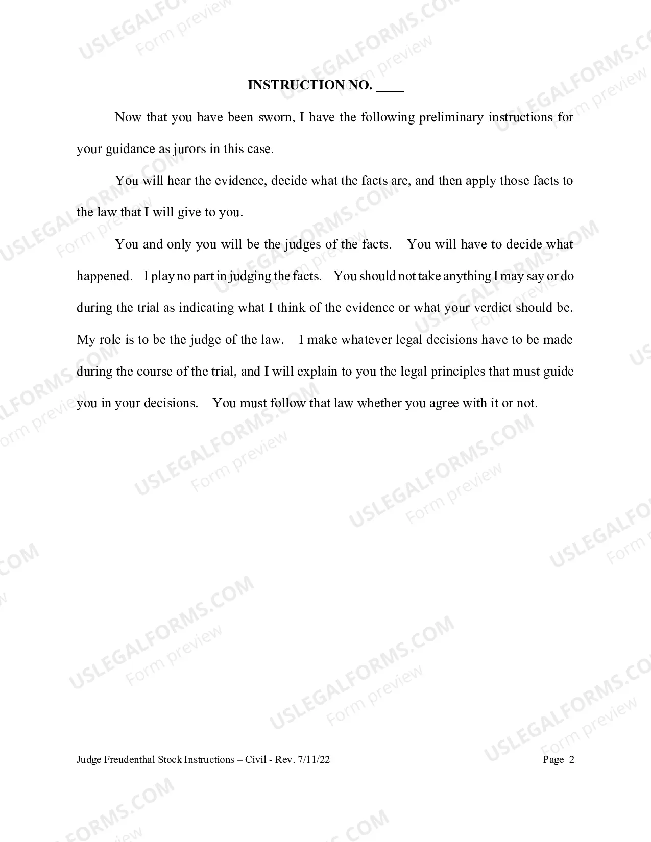 Preview Civil Jury Instructions (updated 05/15/13)