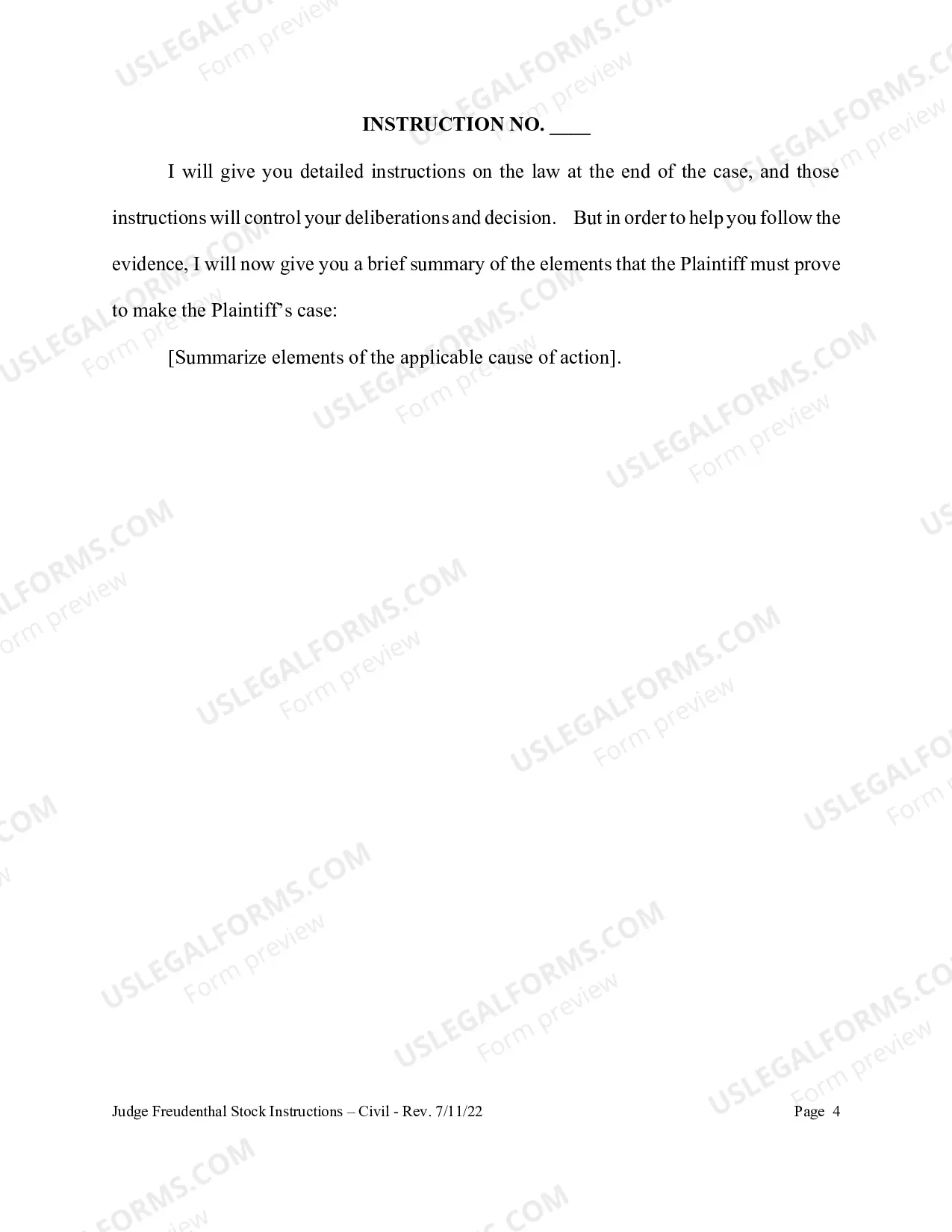 Preview Civil Jury Instructions (updated 05/15/13)