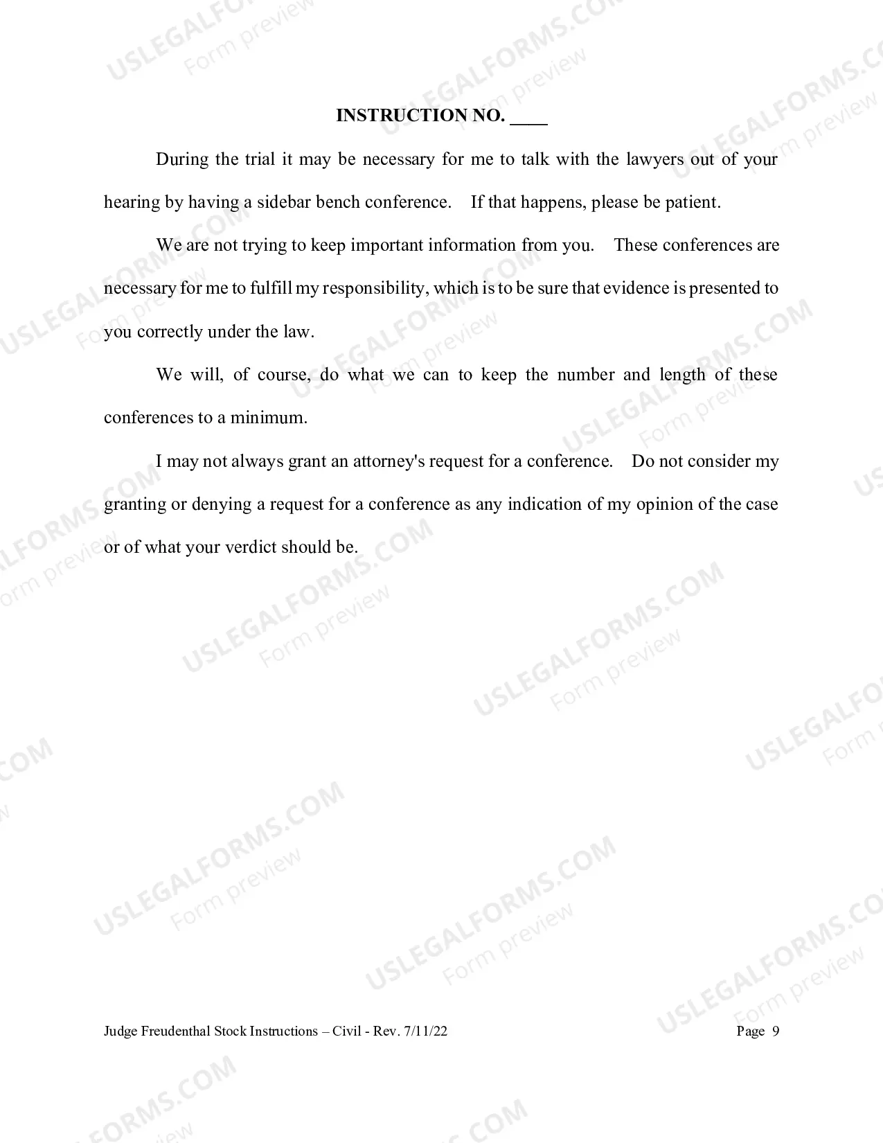 Preview Civil Jury Instructions (updated 05/15/13)