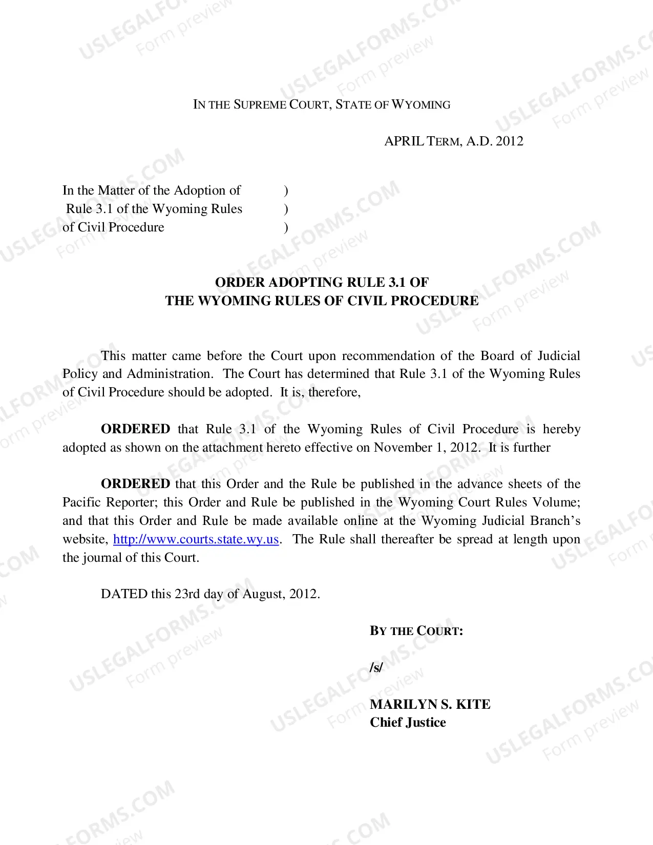 Preview Civil Cover Sheet