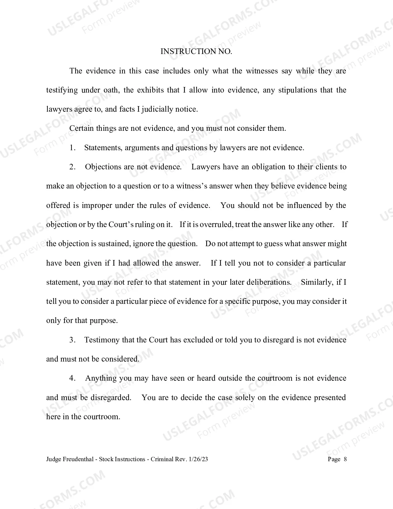 Preview Criminal Instructions