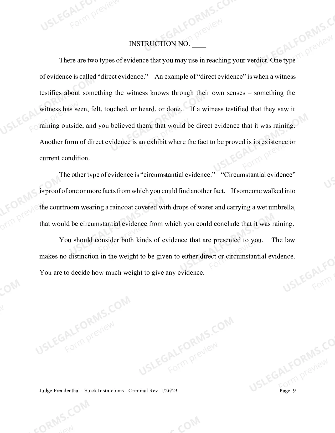 Preview Criminal Instructions