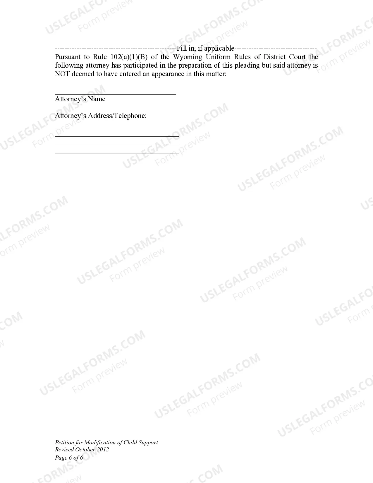 Preview Petition for Modification of Child Support and Judgment for Arrears