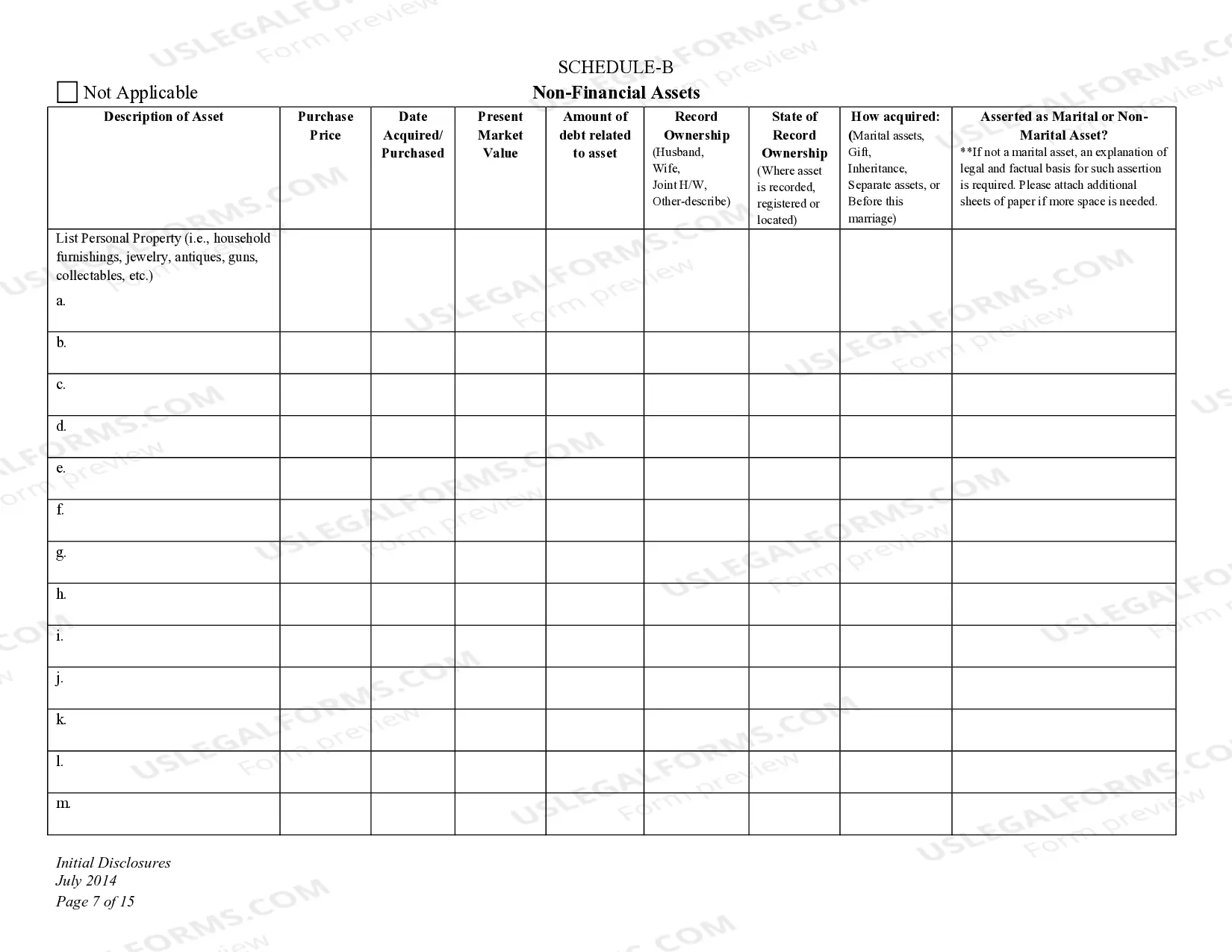 Preview DNCD 7. Initial Disclosures