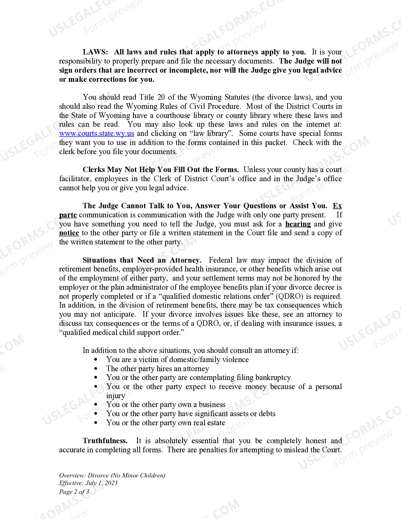 Preview DNCP 2. Overview - Divorce no Children