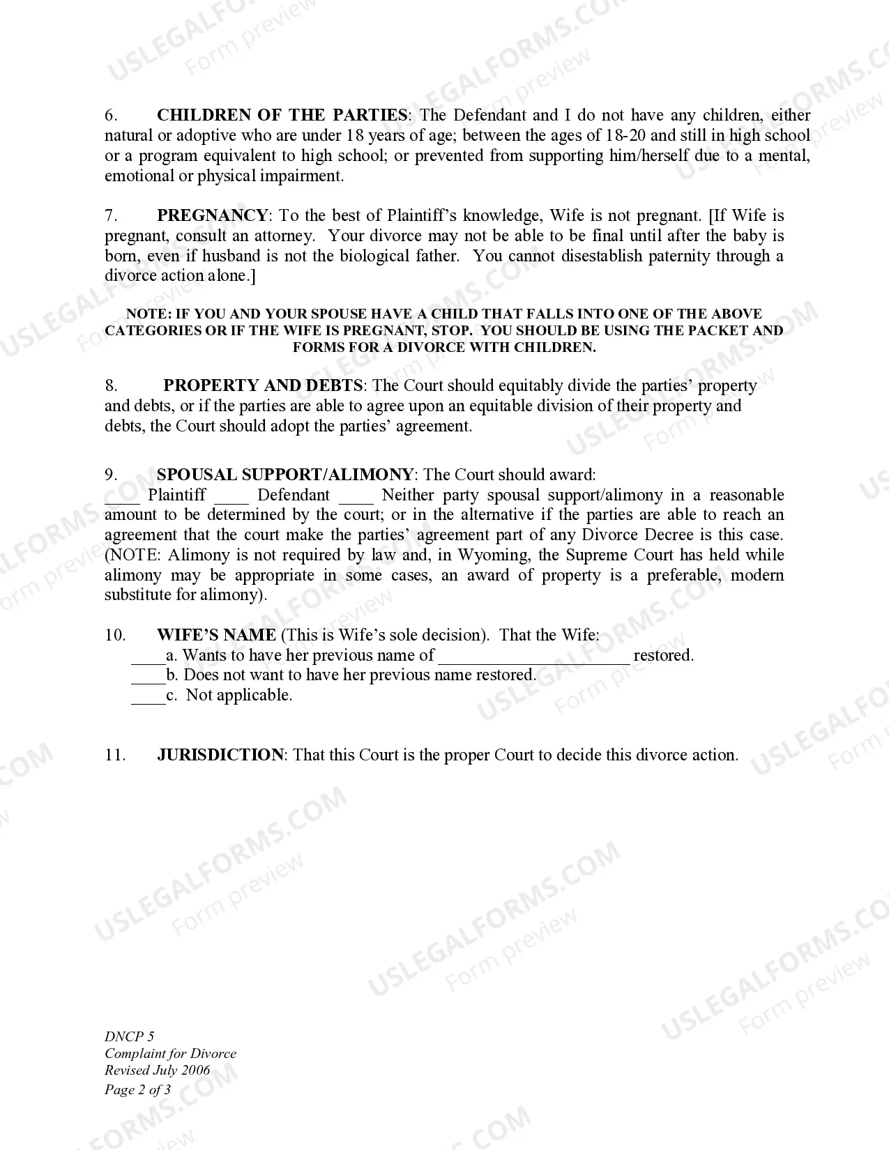Preview DNCP 5. Civil Cover Sheet