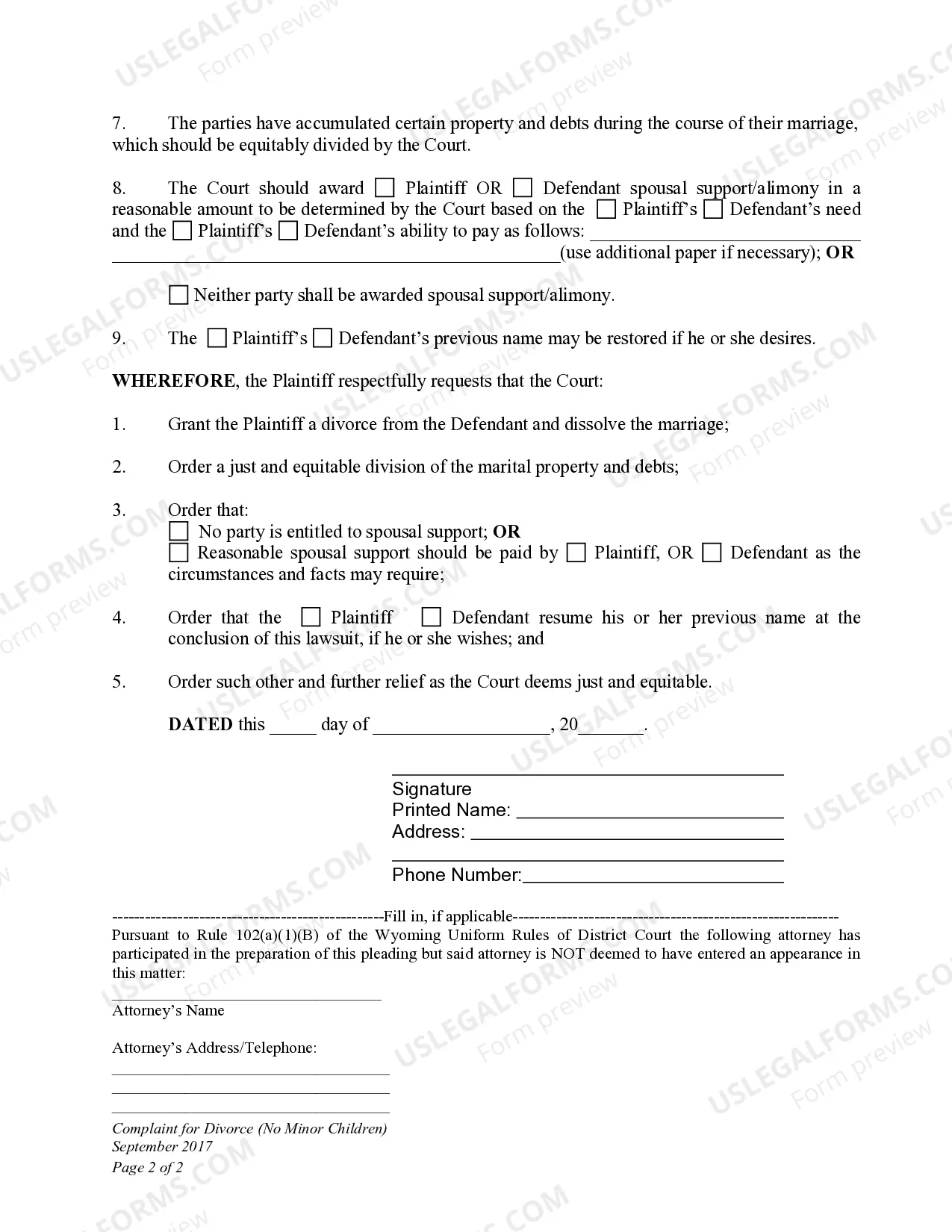 Preview DNCP 6. Vital Statistics Form