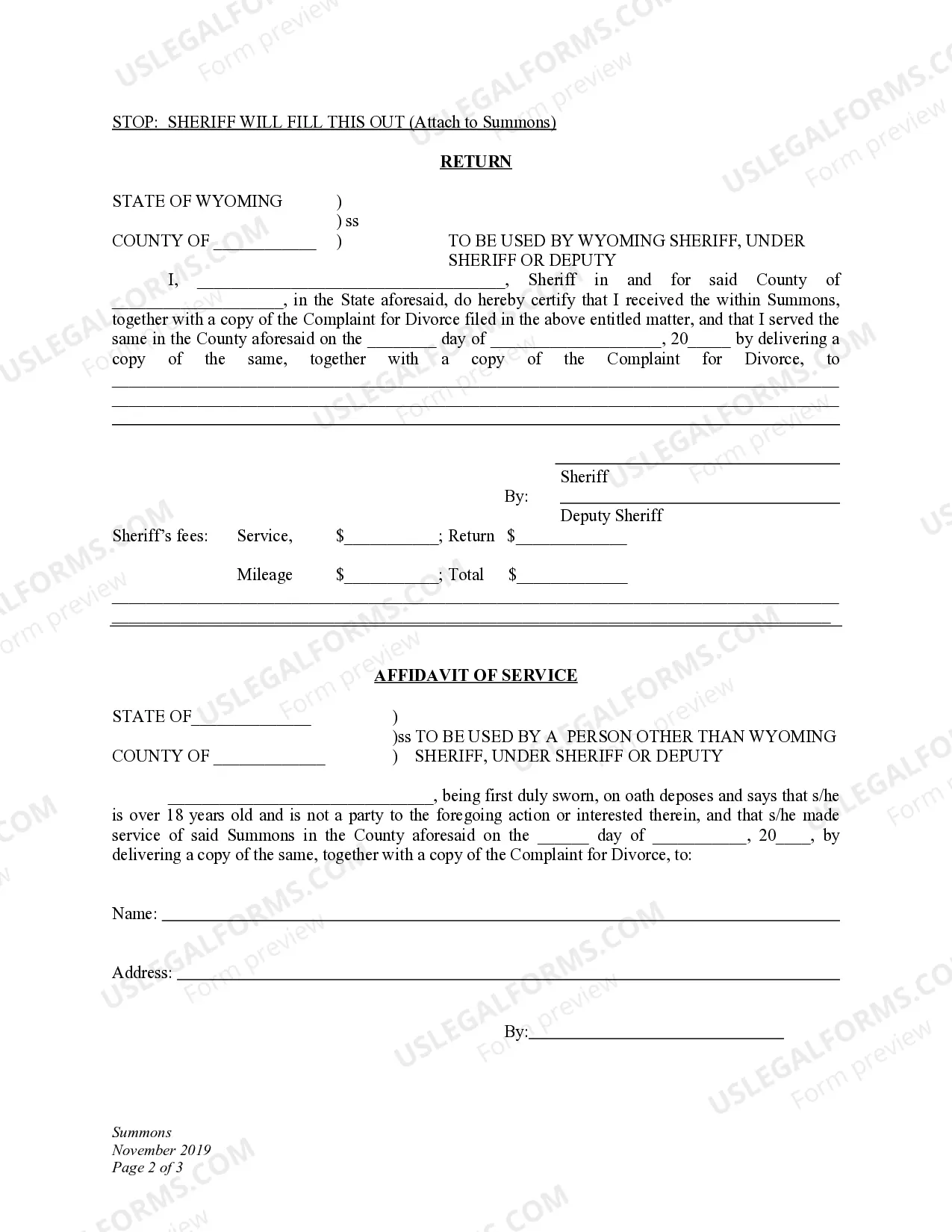 Preview DNCP 7. Complaint for Divorce no Children