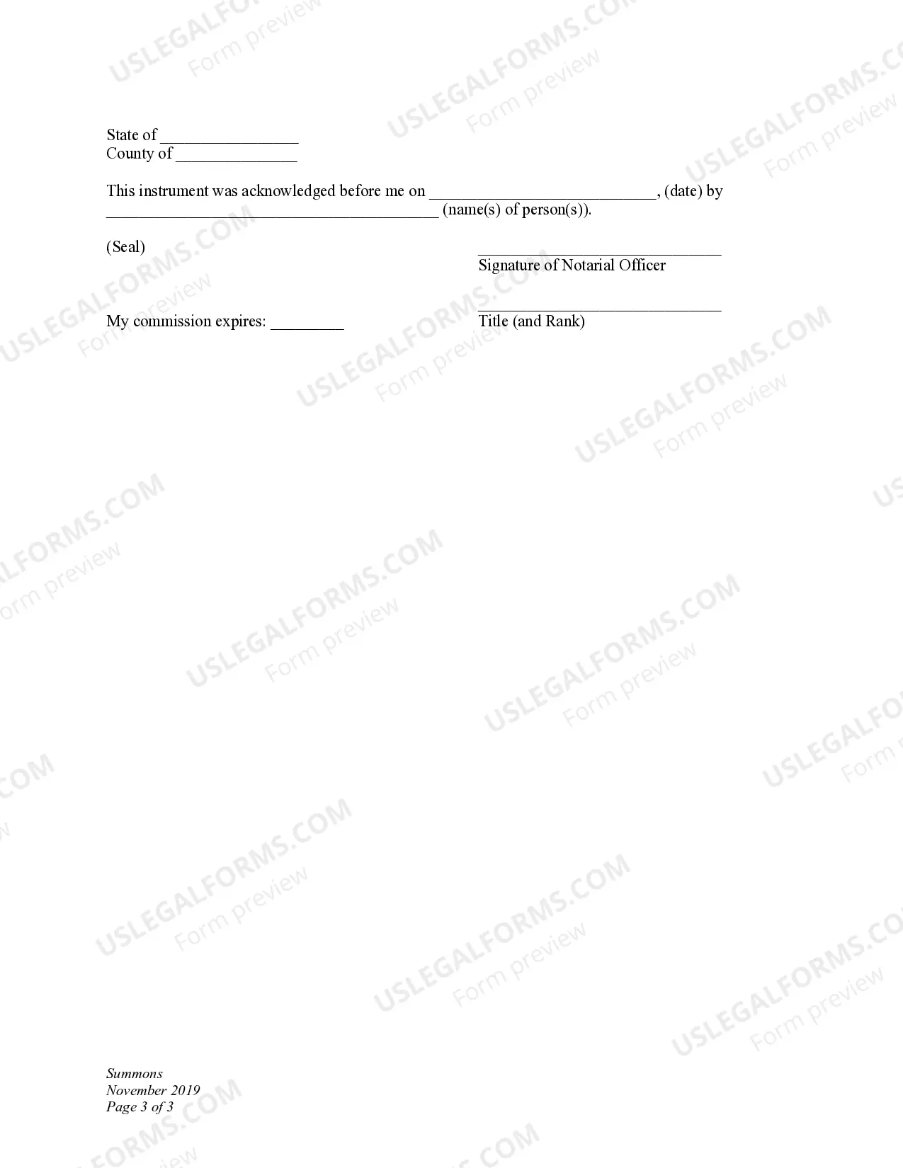 Preview DNCP 7. Complaint for Divorce no Children