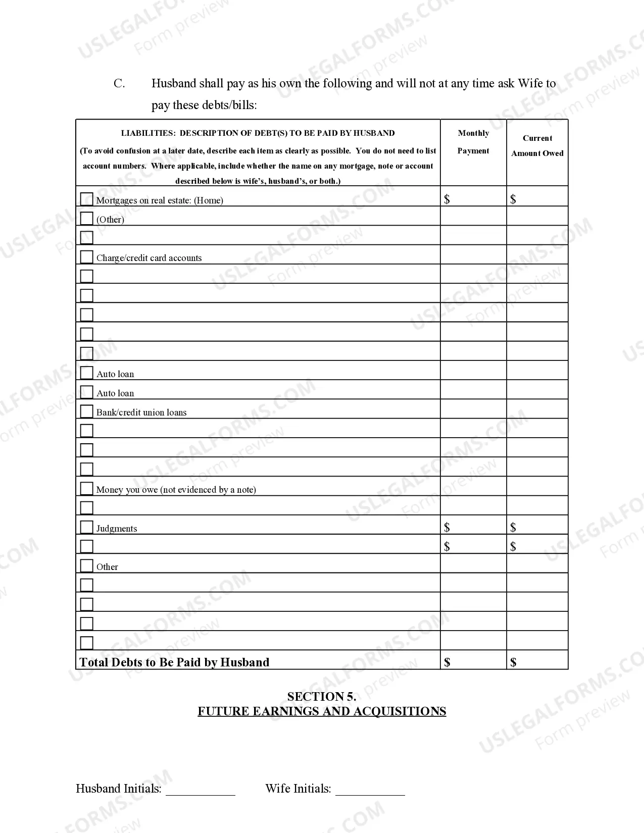 Preview Marital Domestic Separation and Property Settlement Agreement Adult Children Parties May have Joint Property or Debts where Divorce Action Filed