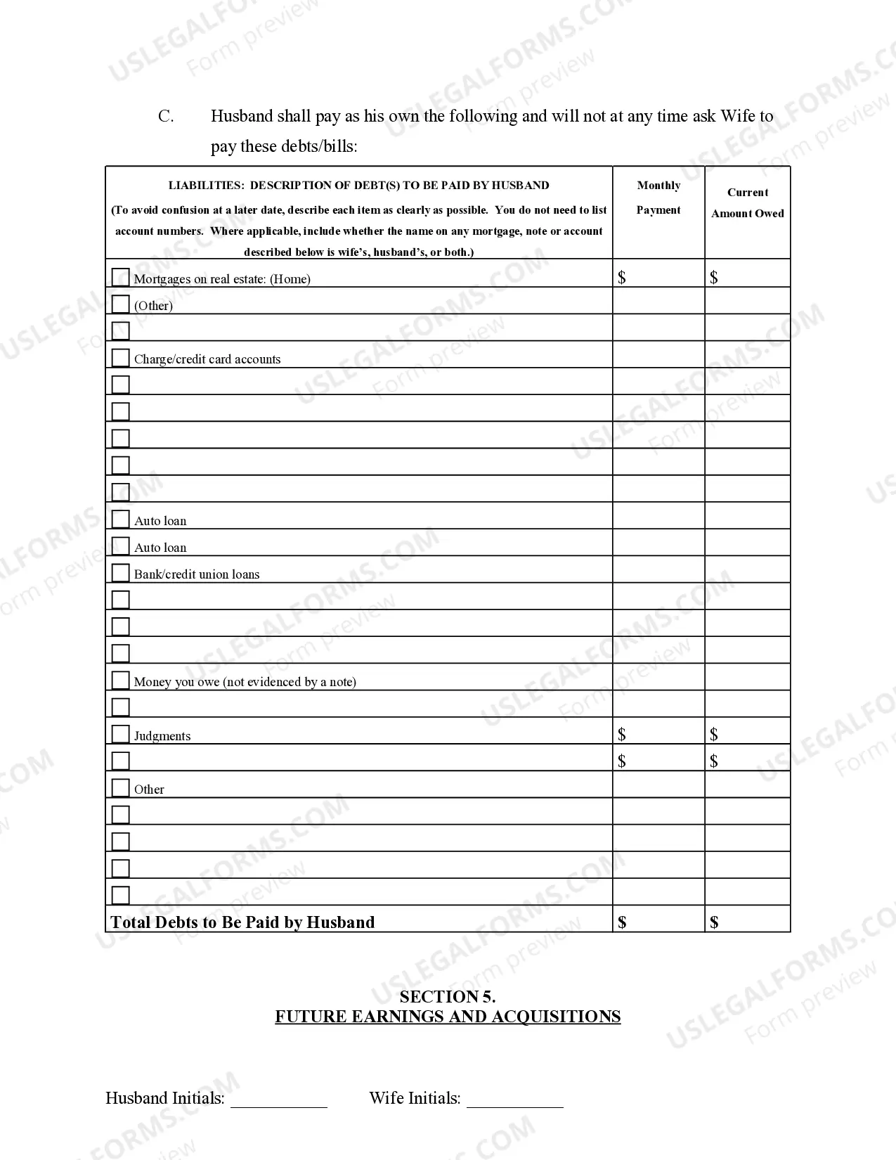 Preview Marital Domestic Separation and Property Settlement Agreement Adult Children Parties May have Joint Property or Debts effective Immediately