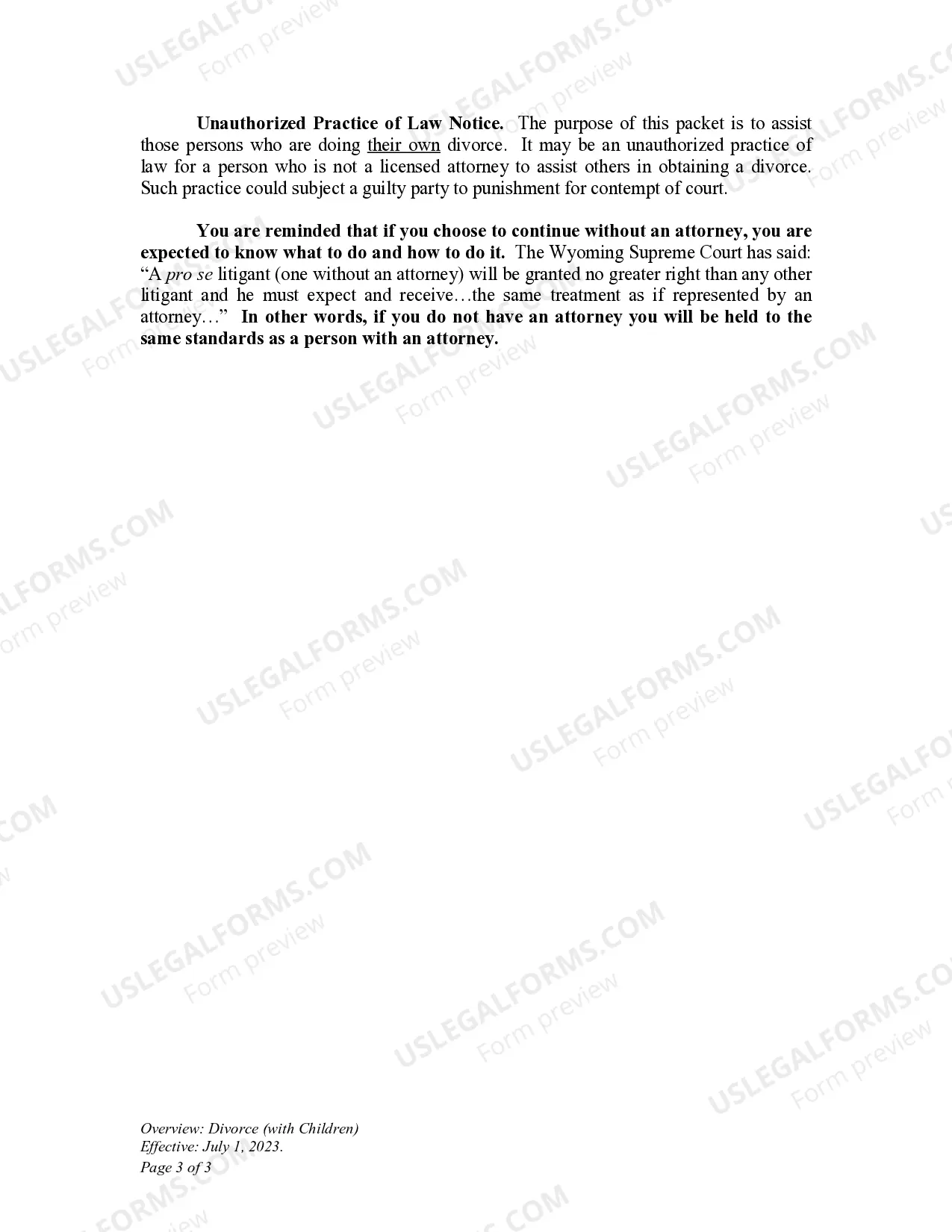 Preview DWCP 2. Overview - Divorce with Children