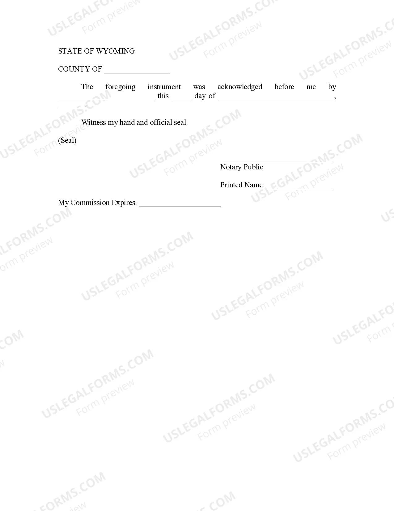 Preview Letter to Lienholder to Notify of Trust