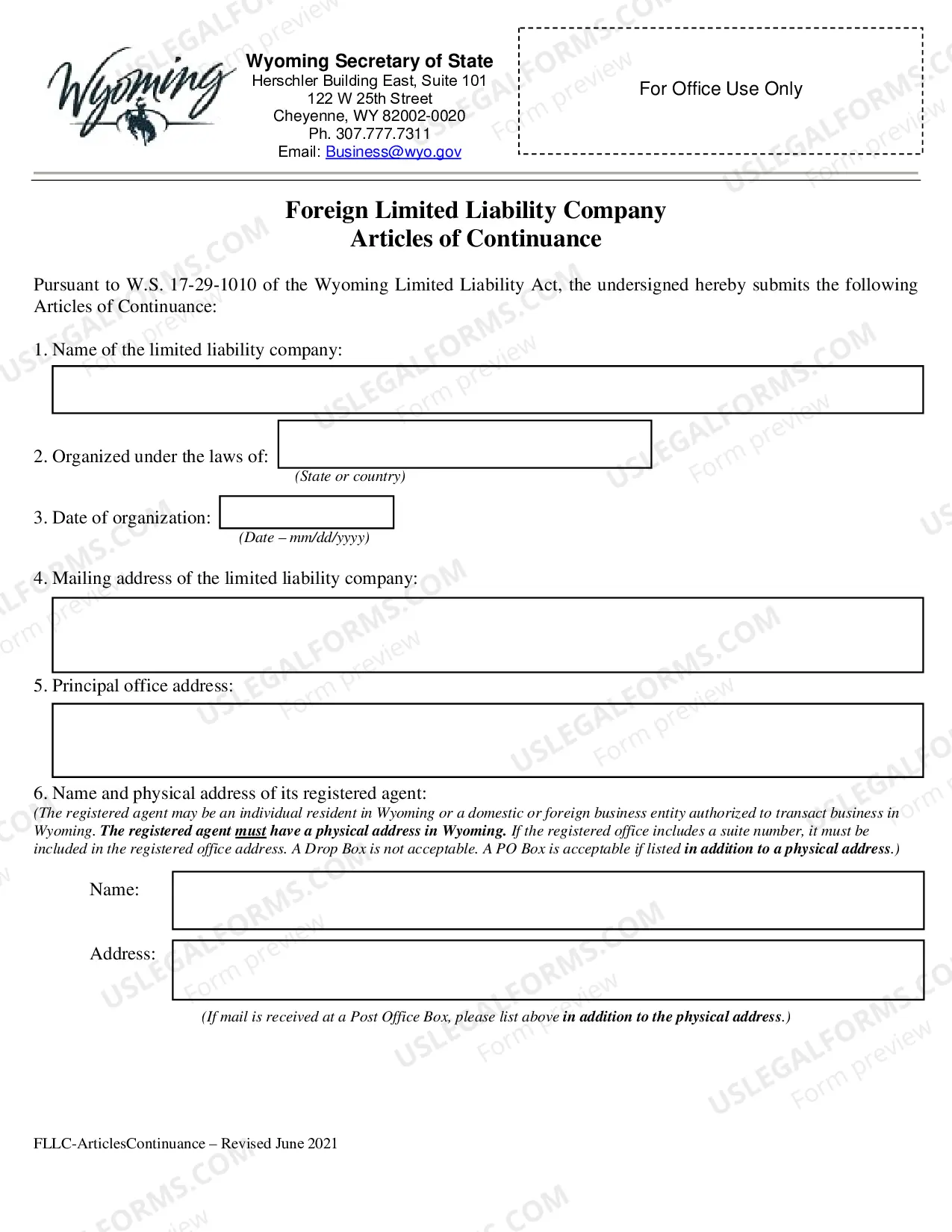 Preview Continuance Articles