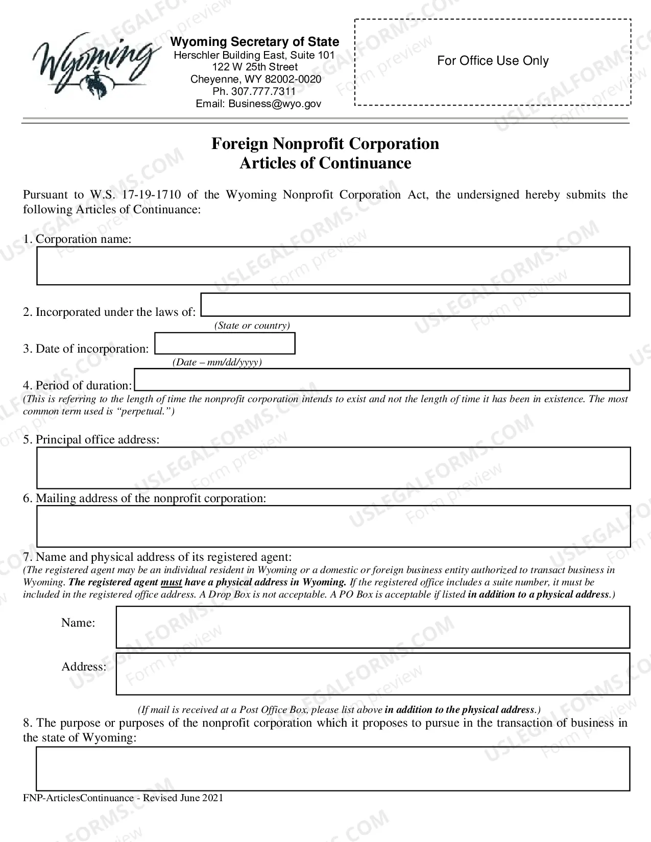 Preview Continuance Articles