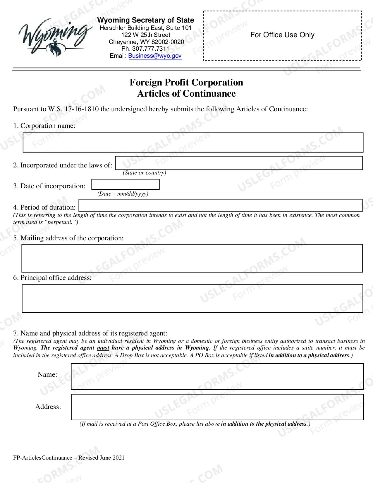 Preview Continuance Articles