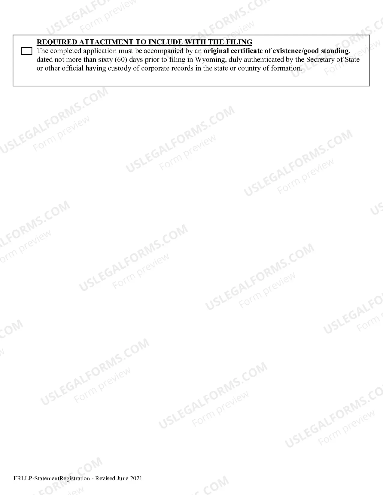 Preview Registration Statement
