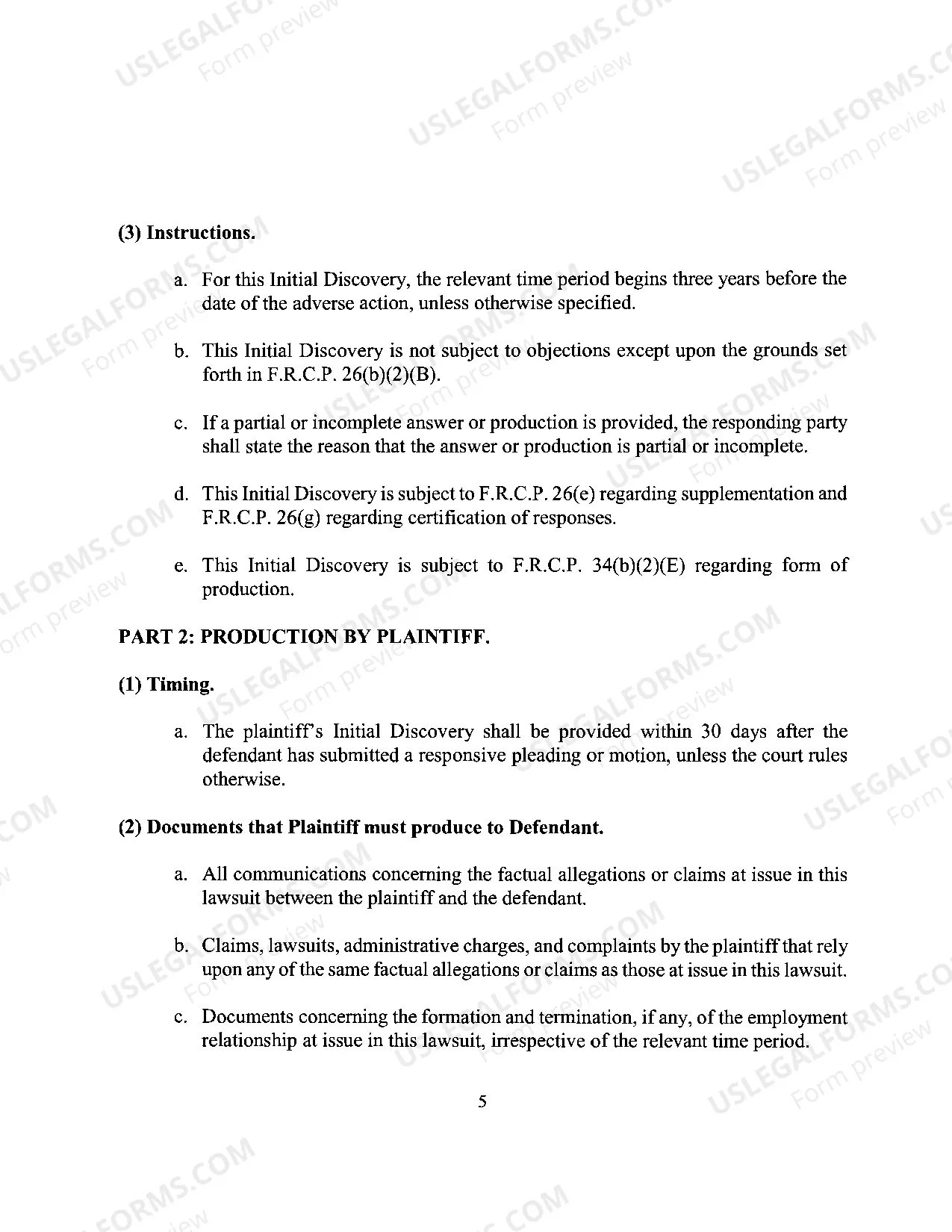 Preview Discovery Protocols for Employment Law Cases (posted 4/6/2017)
