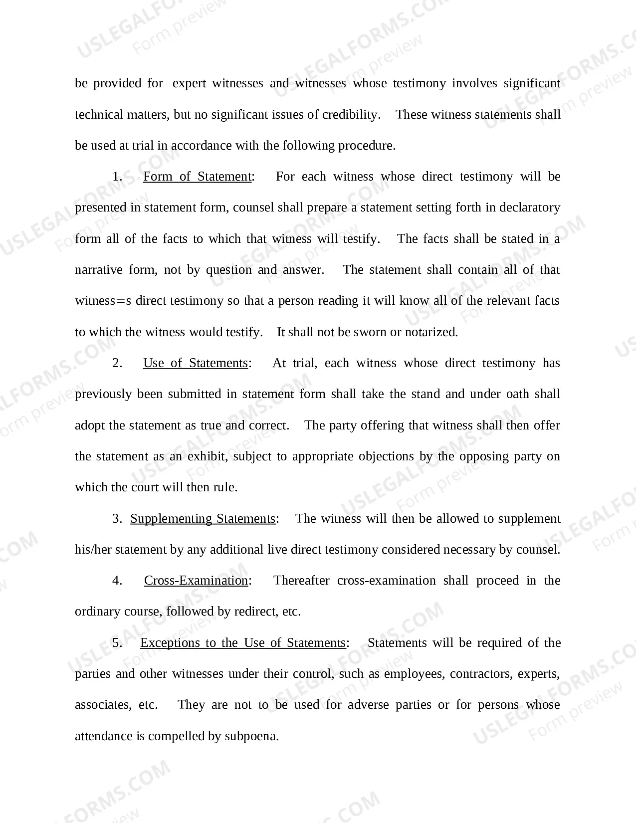Preview Draft Form of Final PreTrial Order - Bench Trial DOC (updated 05/18/16)