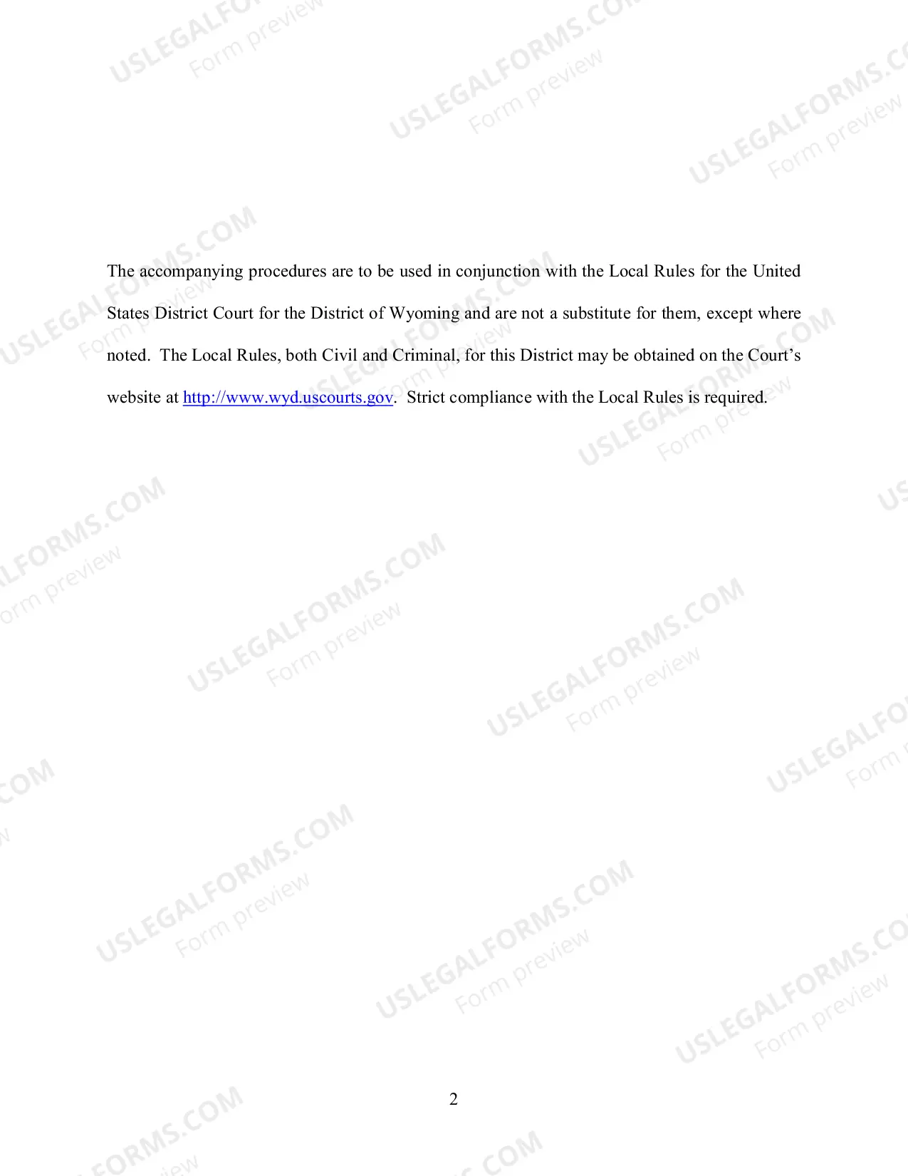 Preview Court Procedures Manual. (updated 7/10/13)
