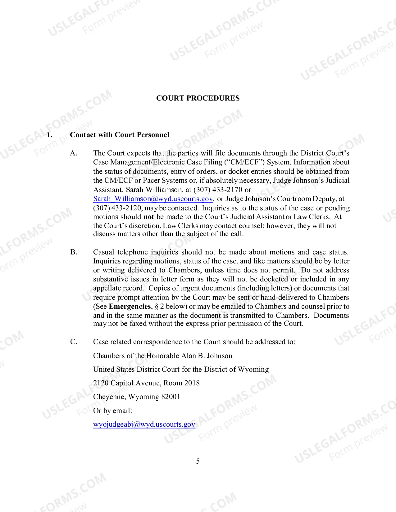 Preview Court Procedures Manual. (updated 7/10/13)