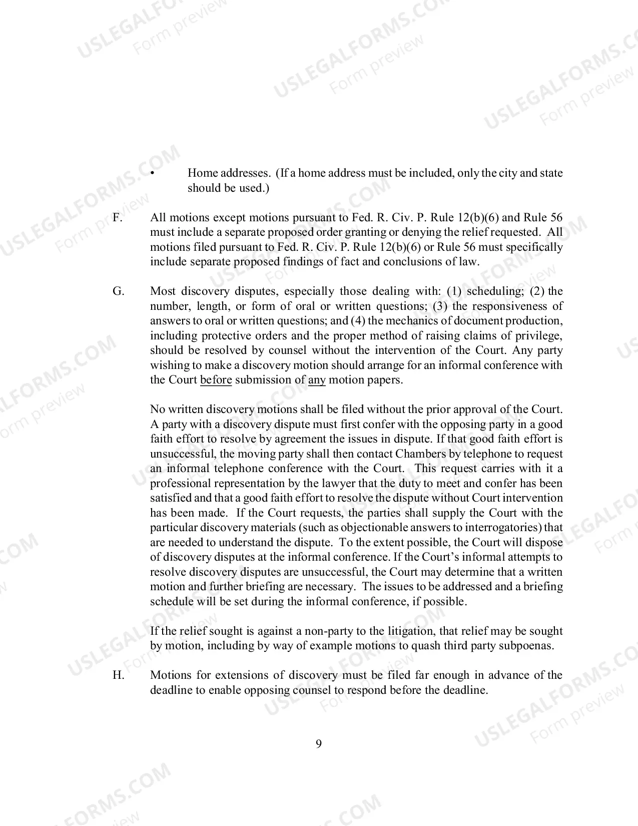 Preview Court Procedures Manual. (updated 7/10/13)