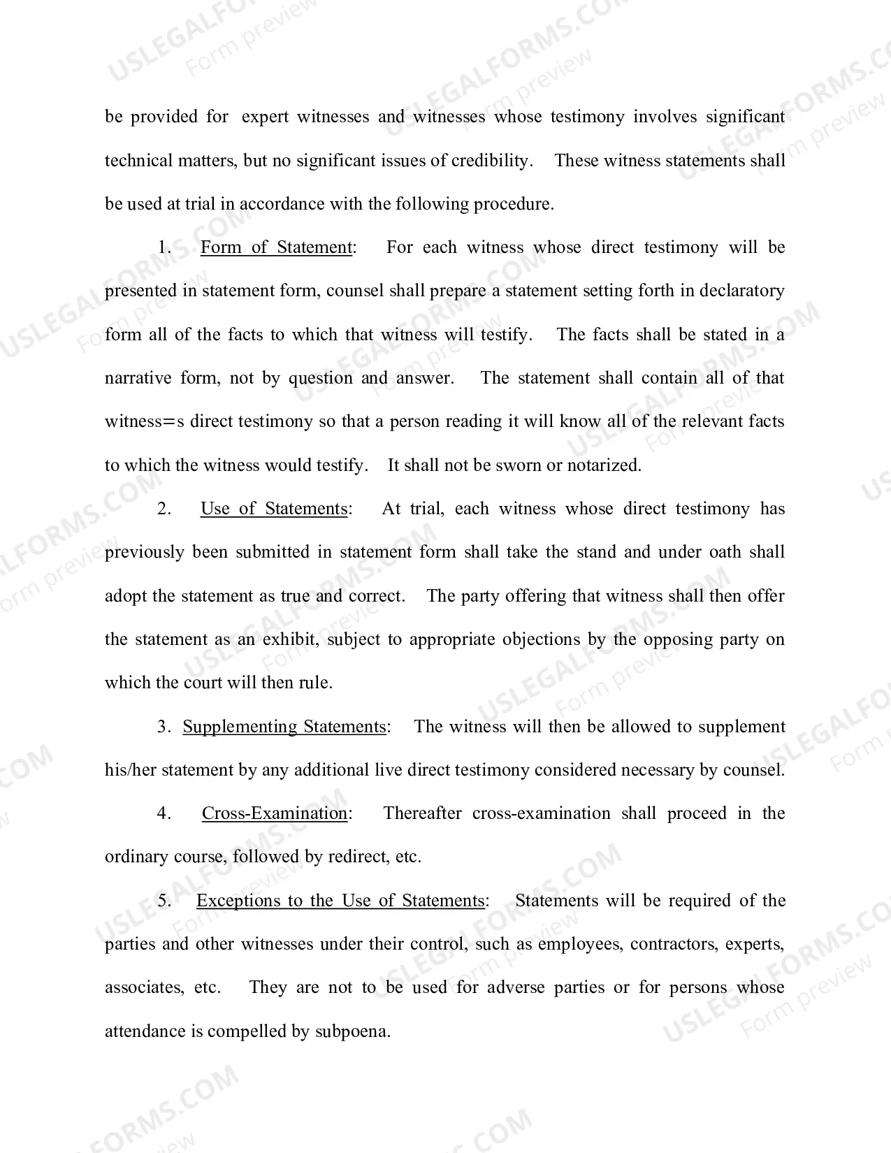Preview Draft Form of Final PreTrial Order - Bench Trial (revised 5/11/2016)
