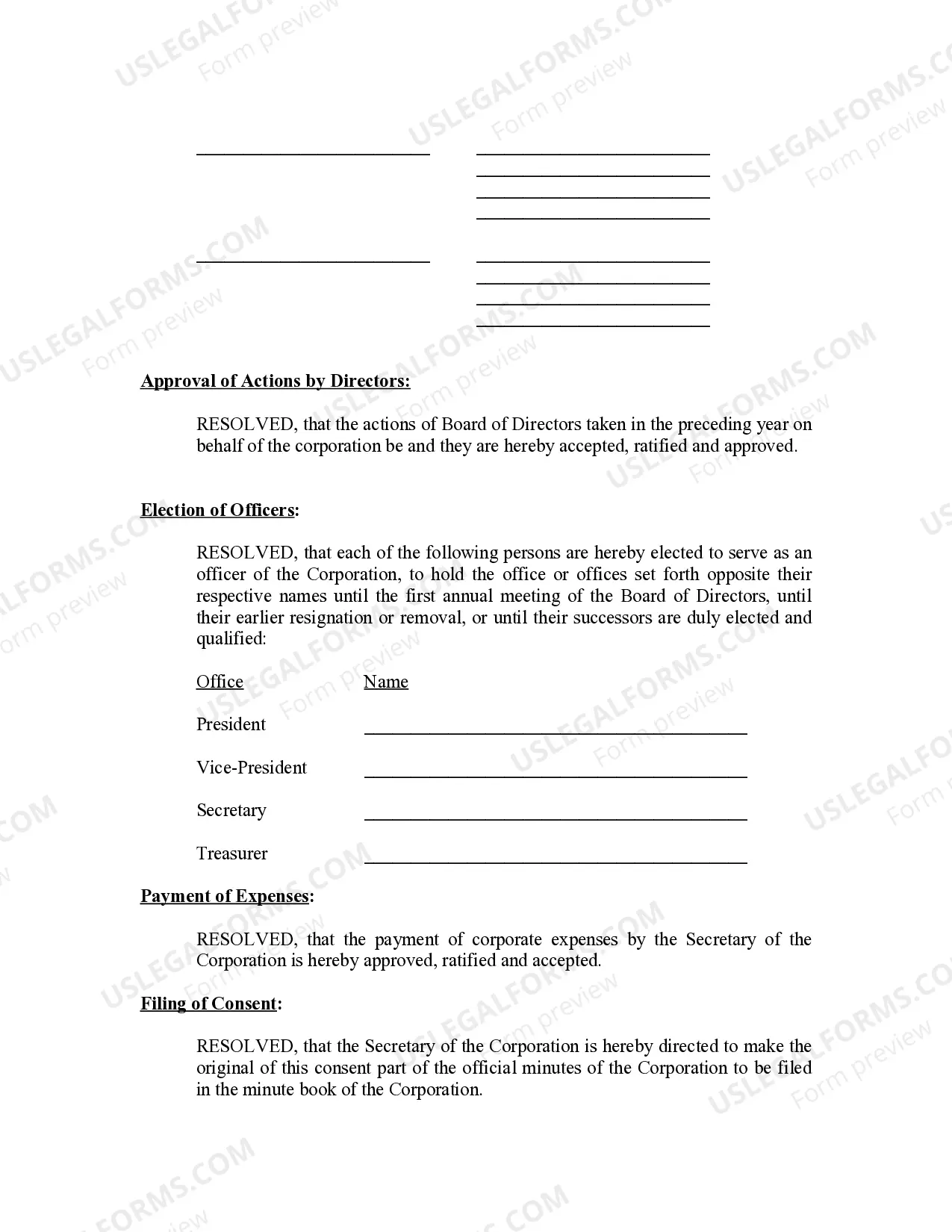 Preview Annual Minutes