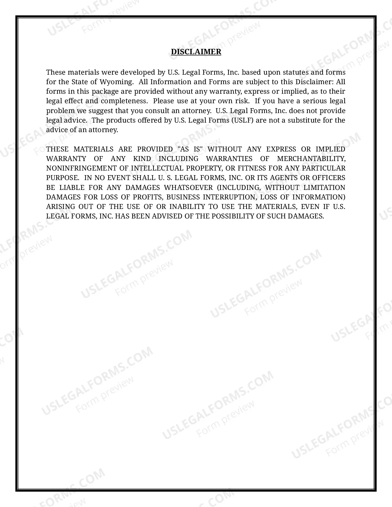 Preview Wyoming Name Change Instructions and Forms Package for a Minor