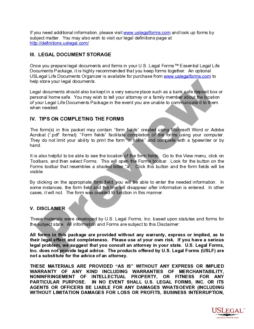 Get Wyoming Life Documents Planning Package, including Will, Power of Attorney and Living Will Preview Wyoming Life Documents Planning Package, including Will, Power of Attorney and Living Will