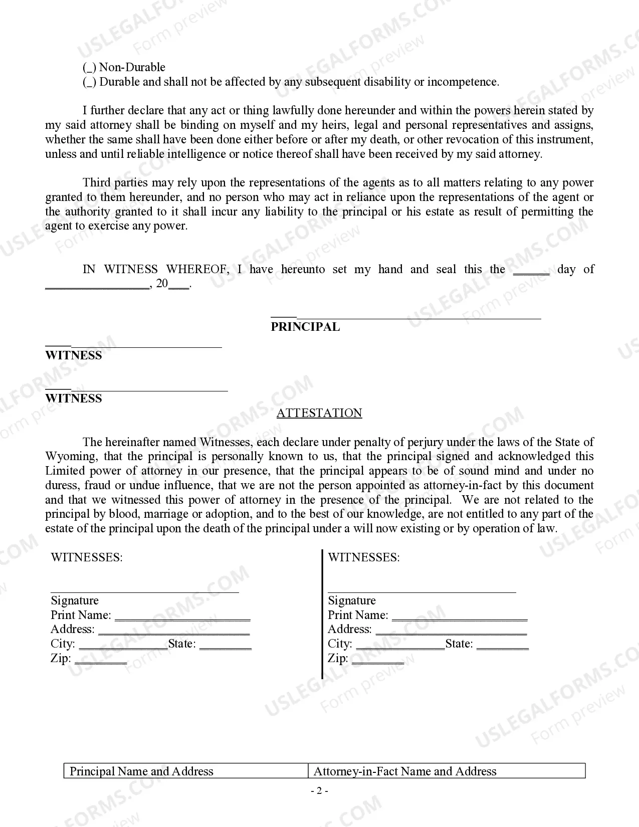 Preview Limited Power of Attorney for Stock Transactions and Corporate Powers