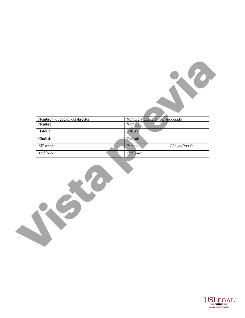 Preview Poder especial duradero para asuntos de cuentas bancarias