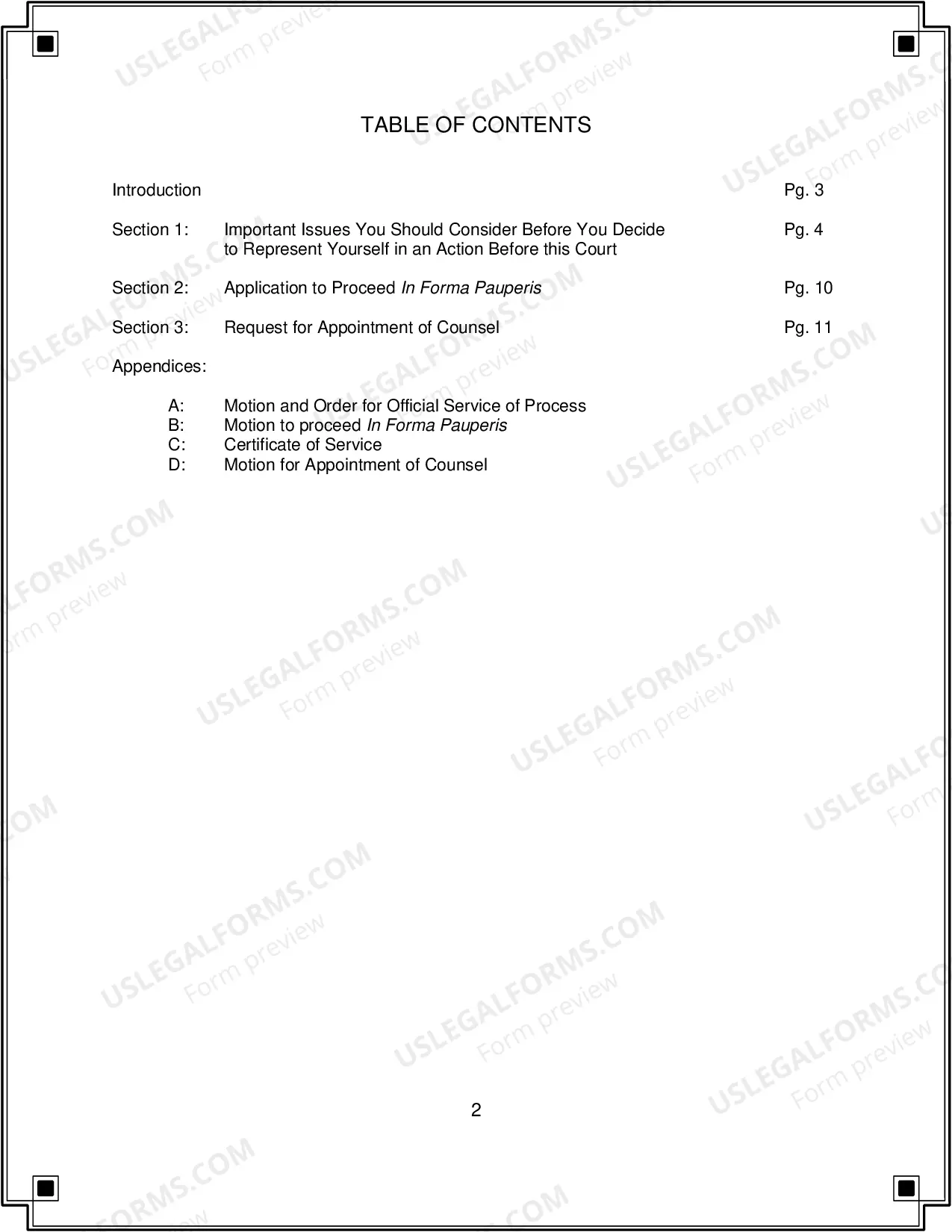 Preview Pro Se Litigant Guide