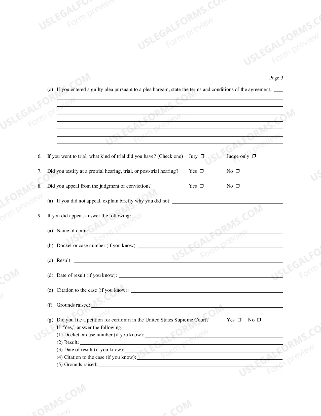 Preview Motion to Vacate, Set Aside, Or Correct a Sentence By a Person in Federal Custody (Motion Under 28 U.S.C. Section 2255)