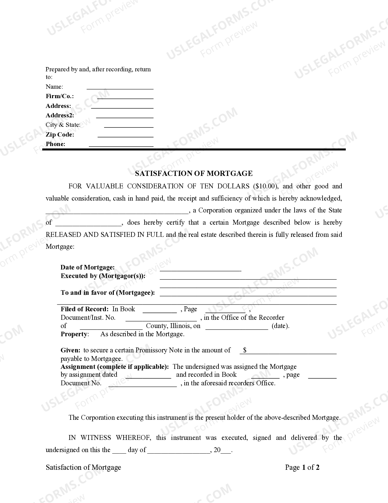 Mortgage Release In Wyoming For Families US Legal Forms