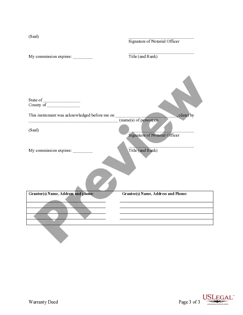 Get Warranty Deed Converting Separate or Joint Property to Joint Tenancy Preview Warranty Deed Converting Separate or Joint Property to Joint Tenancy