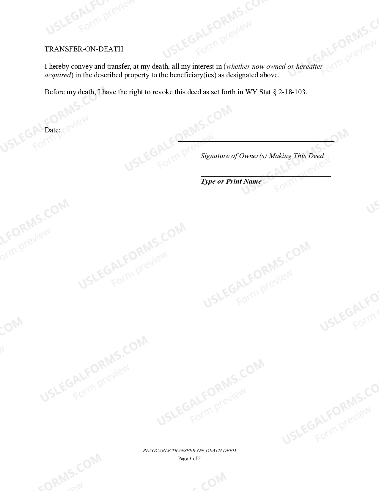 Preview Transfer on Death Deed or TOD - Beneficiary Deed for Individual to Two Individuals