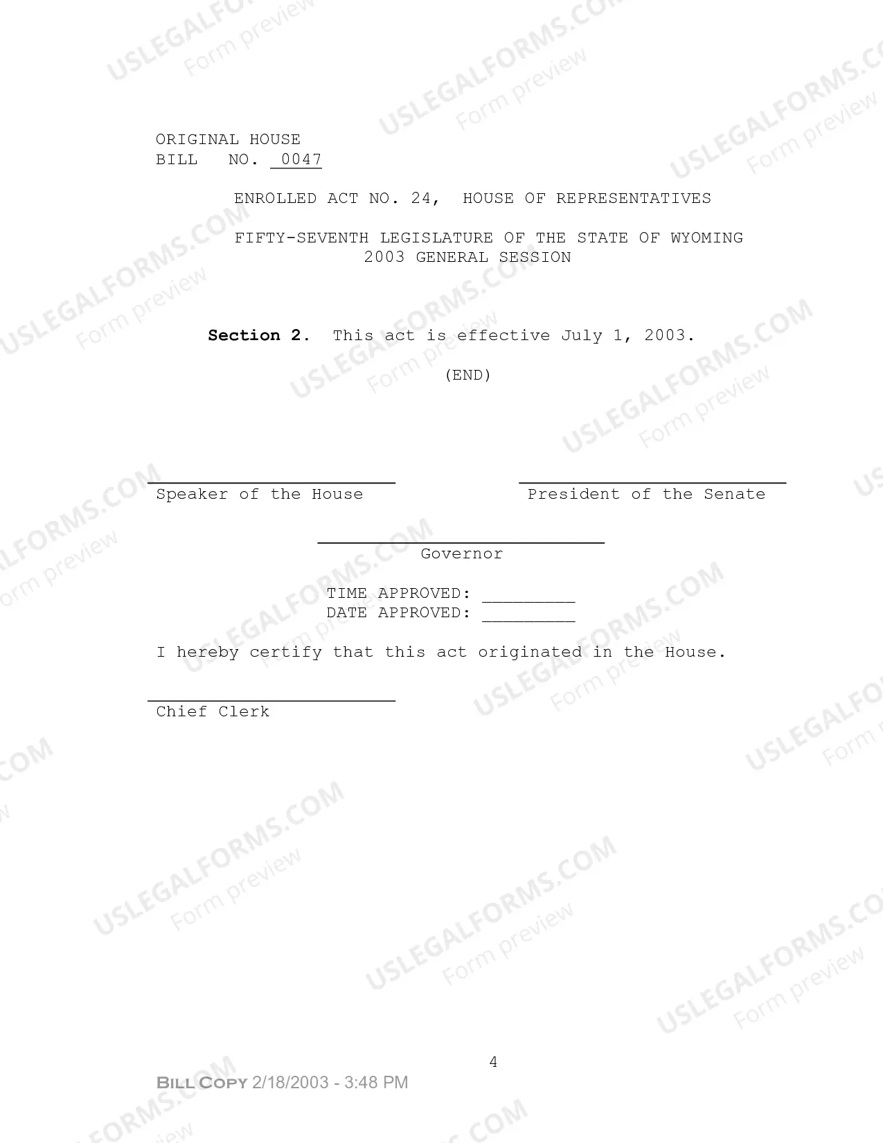 Preview Abatement Statute