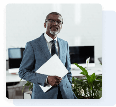 doctor with tablet in hands