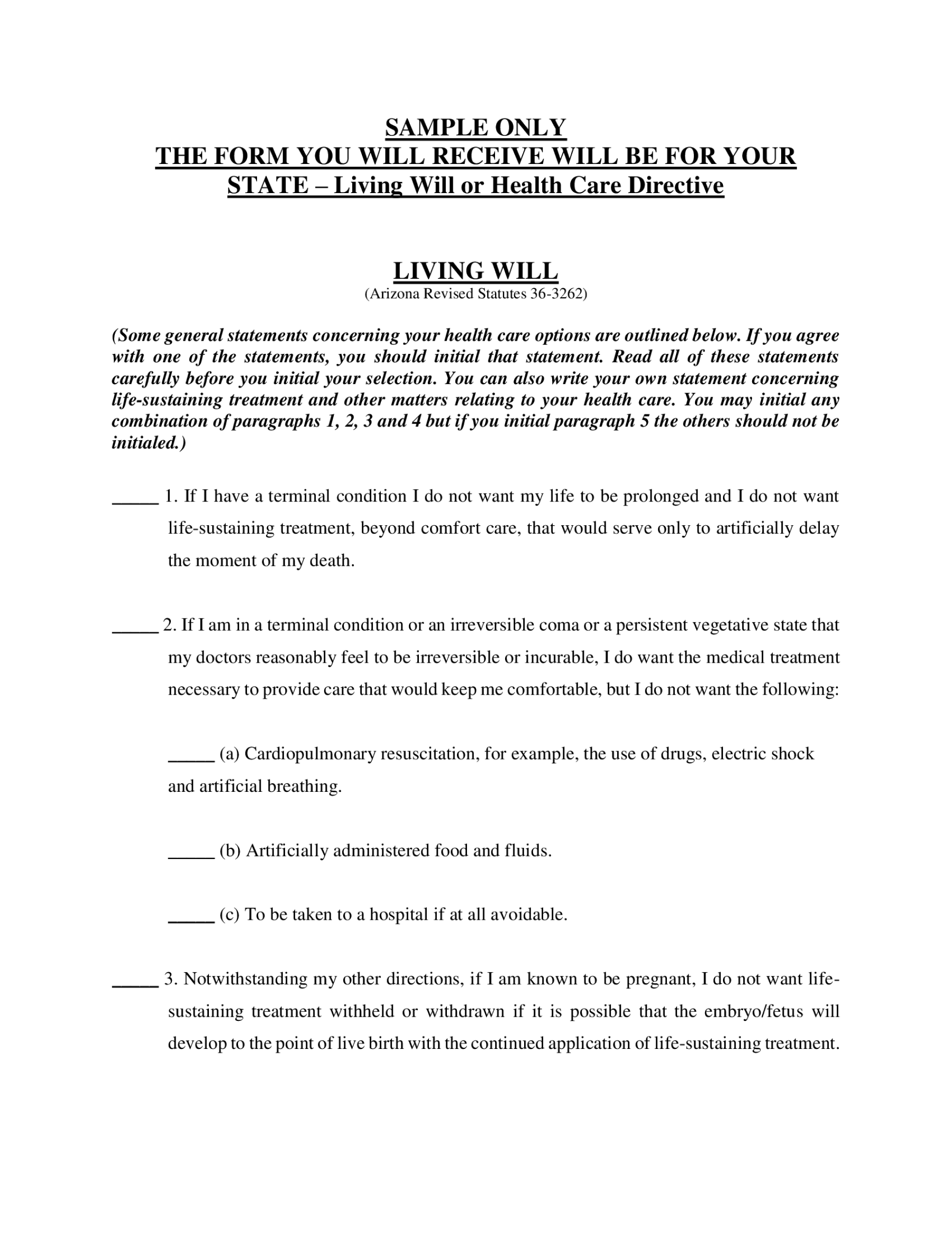 Personal Directive Examples Living Will – Create a Health Care Directive Online | US Legal Forms