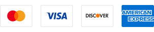 Mastercard, Visa, Discover, American Express