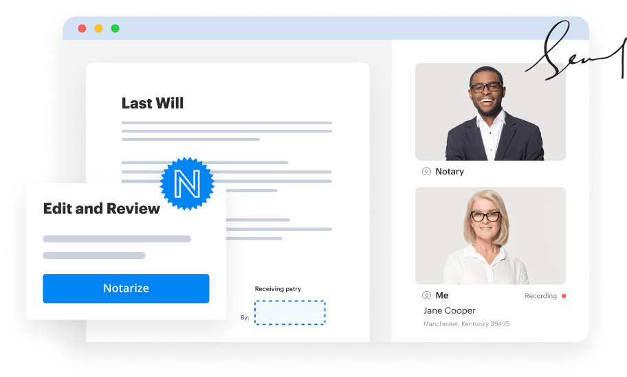 Online Notary Service Notarize Documents Online US Legal Forms