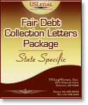 Fair Debt Collections Practices Act FDCPA Letters Package
